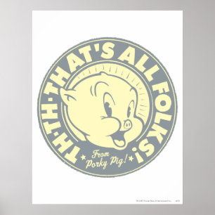 Póster Porky P-P-PARA É TUDO PESSOAL!