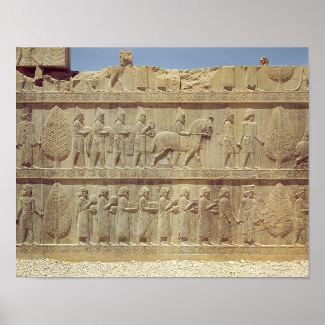 Poster Pormenores da amarração do alivio na escada orient (Frente)