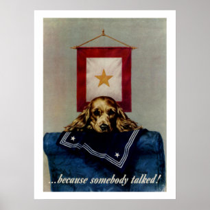 Póster Porque Alguém Falou