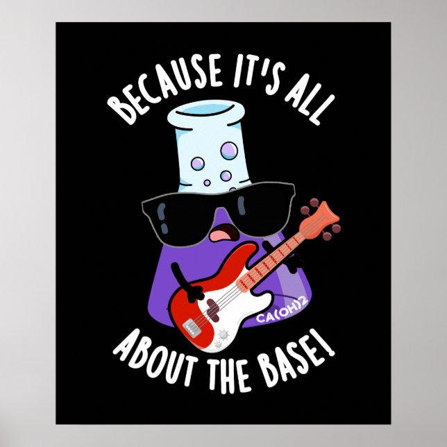 Poster Porque é tudo sobre a base Dark BG (Frente)