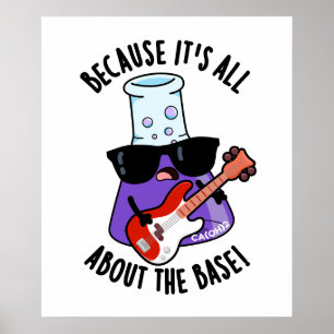 Poster Porque é tudo sobre o trocadilho de Química Base
