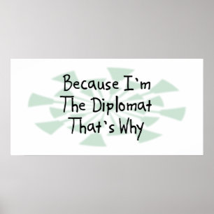 Poster Porque eu sou o diplomata