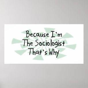 Poster Porque eu sou o sociólogo