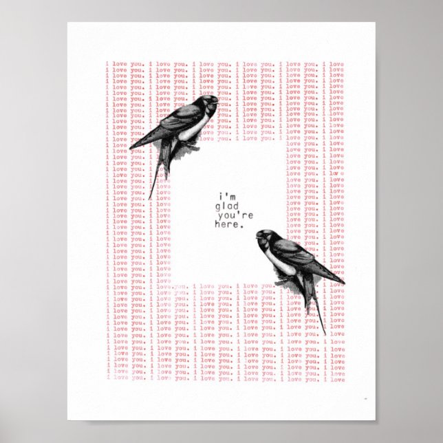 Póster Porque não se pode dizer o suficiente (Frente)