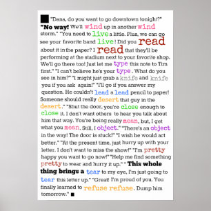 Poster Porque o inglês é tão duro de aprender