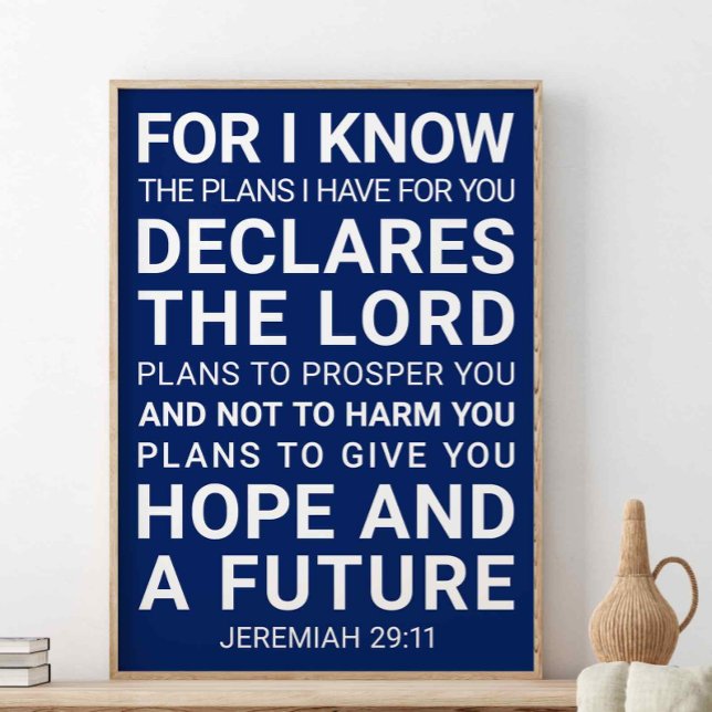 Poster Porque Sei Os Planos Que Tenho Para Você, Jeremiah (Criador carregado)