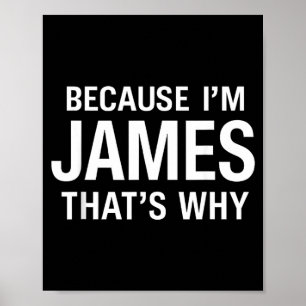 Poster Porque sou James, é por isso que é divertido Nome 