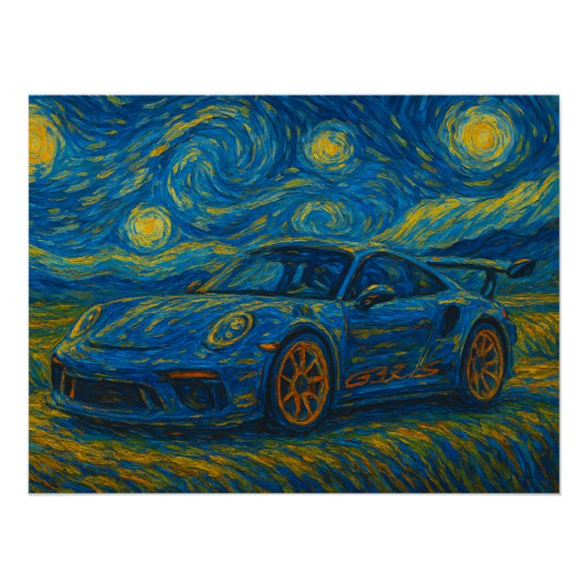 Póster Porsche 911 GT3 RS (Frente)