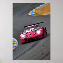 Poster Porsche 911 RSR n.o 85 24 horas do Le Mans 2023
