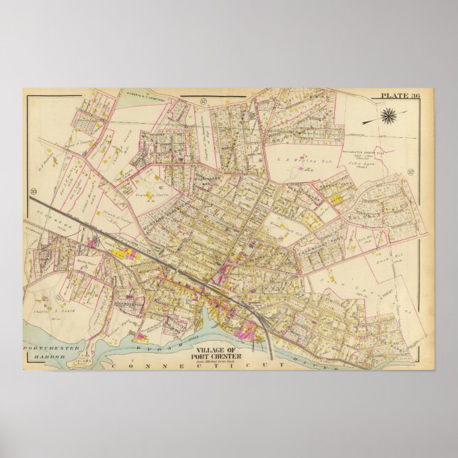 Poster Port Chester, Nova Iorque (Frente)