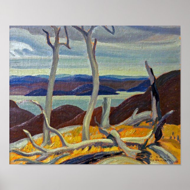 Poster Port Coldwell Bay | Franklin Carmichael | (Frente)