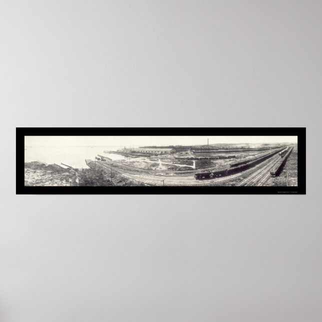 Póster Port Covington, MD Photo 1913 (Frente)