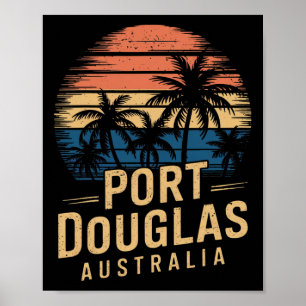 Poster Port Douglas Austrália Férias Lembranças Família C