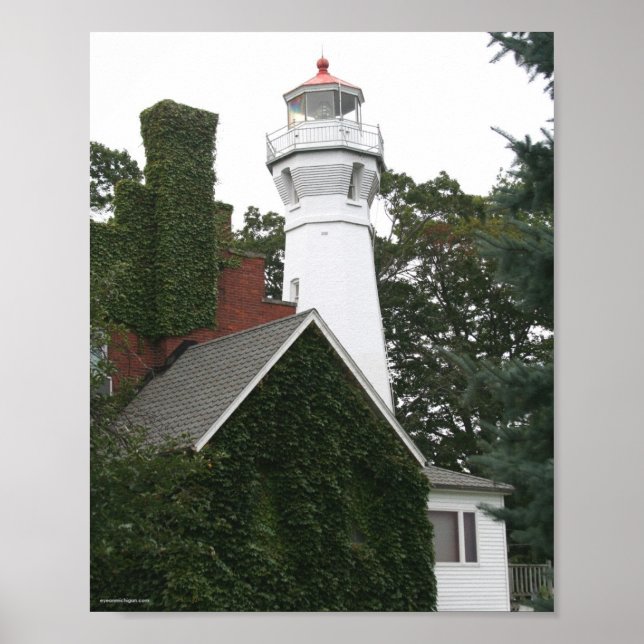 Póster Port Sanilac Lighthouse (Frente)