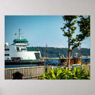 Poster Port Townsend, WA Kennewick Fotografia de Balsa