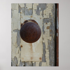 Póster Porta abandonada