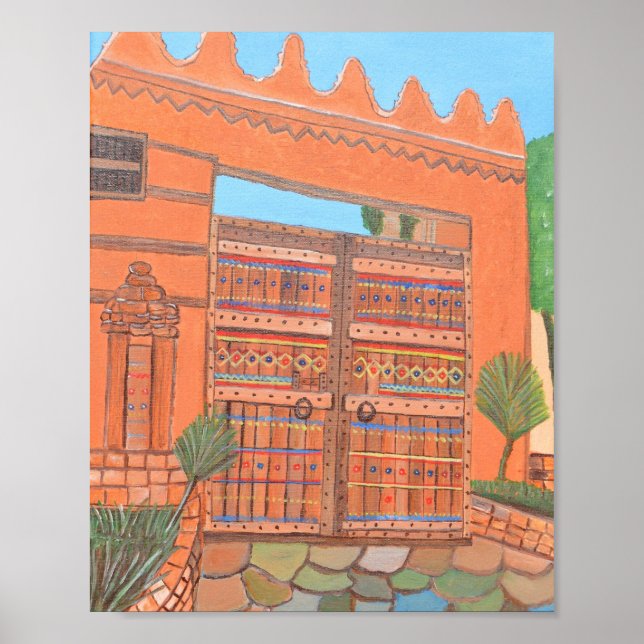 Poster Porta Árabe (Frente)