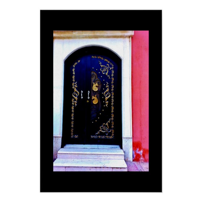 Póster Porta Arranhada (Frente)