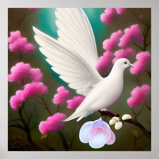 Poster Porta branca surreal Pop (Frente)