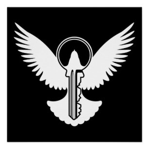 Póster Porta com Chave