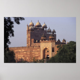 Poster Porta da Vitória de Buland Darwaza) à Dargah