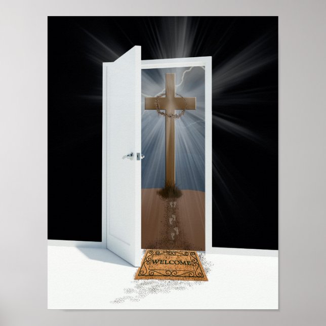 Poster Porta de boas-vindas (Frente)