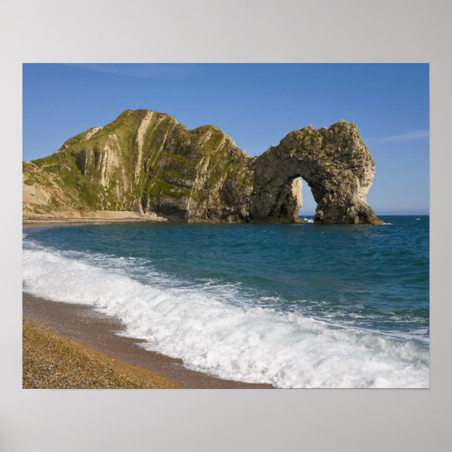 Poster Porta de Durdle, Enseada de Lulworth, Costa Juráss (Frente)