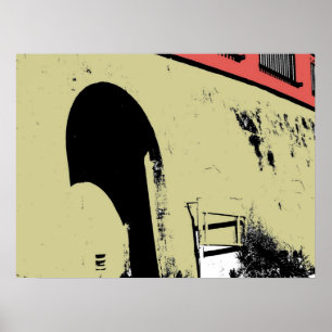 Póster Porta de estacionamento para lugar nenhum