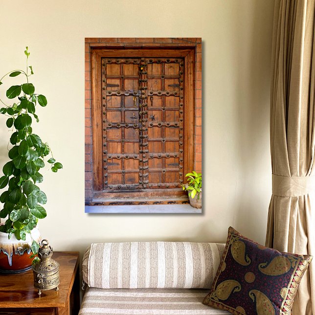 Poster Porta de madeira indiana (Criador carregado)