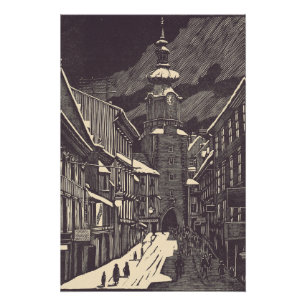 Póster Porta de Michael em Bratislava, Eslováquia