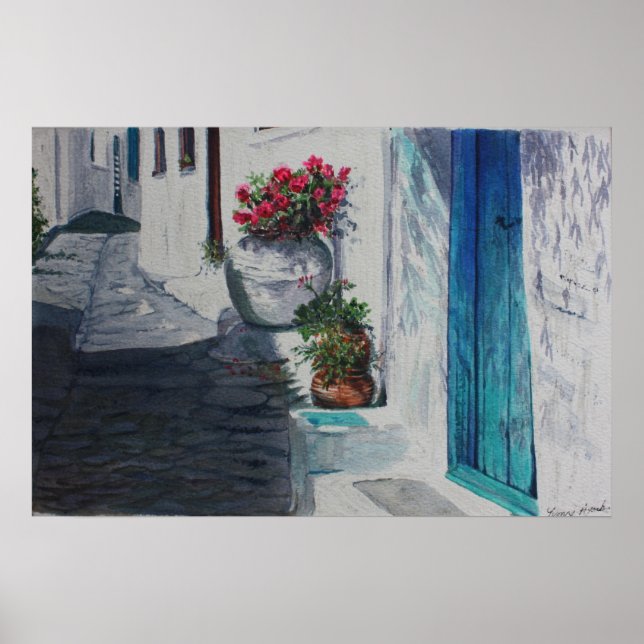 Poster Porta de Turquesa (Frente)