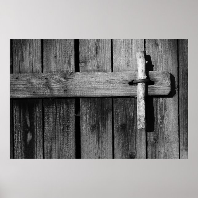 Póster Porta do antigo celeiro 3 (Frente)