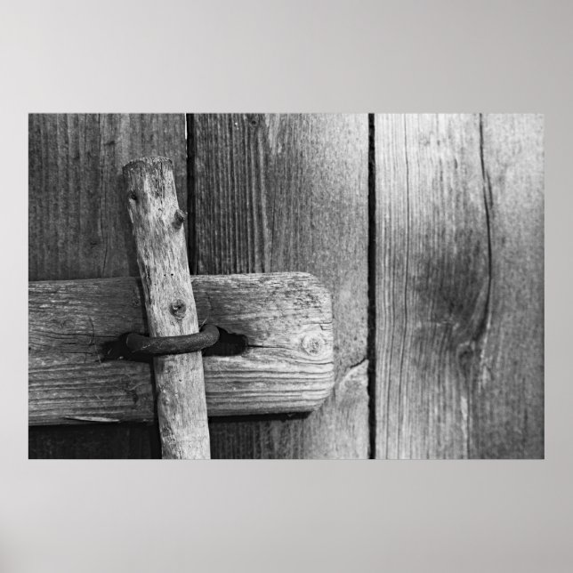 Póster Porta do antigo celeiro 4 (Frente)