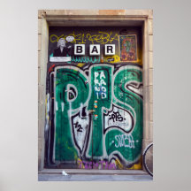 porta do Bar do grafite