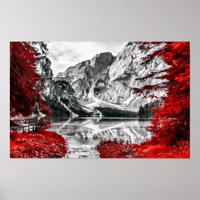 Poster Porta do Céu: Lixo Vermelho de Cor (Frente)