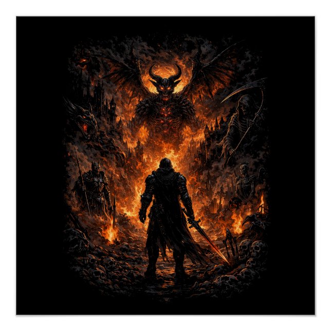 Póster Porta do Inferno (Frente)