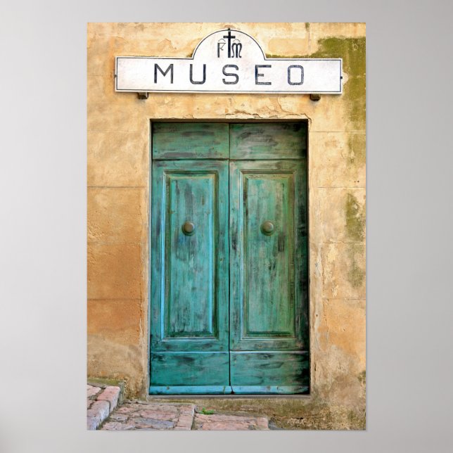 Poster Porta do Museu Weathed (Frente)