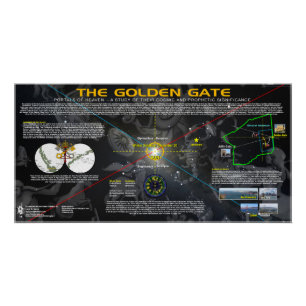 Póster Porta do Ouro Celestial