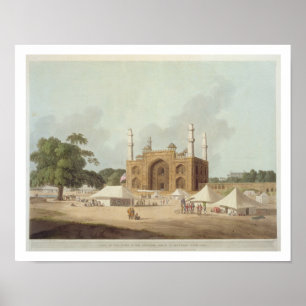 Poster Porta do Túmulo do Imperador Akbar (1542-1605),