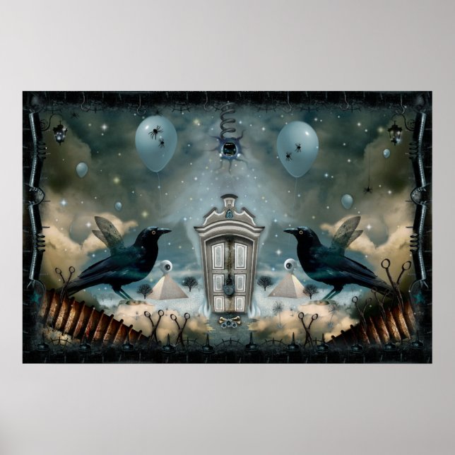 Póster Porta Guardada Da Psicose Interior (Frente)