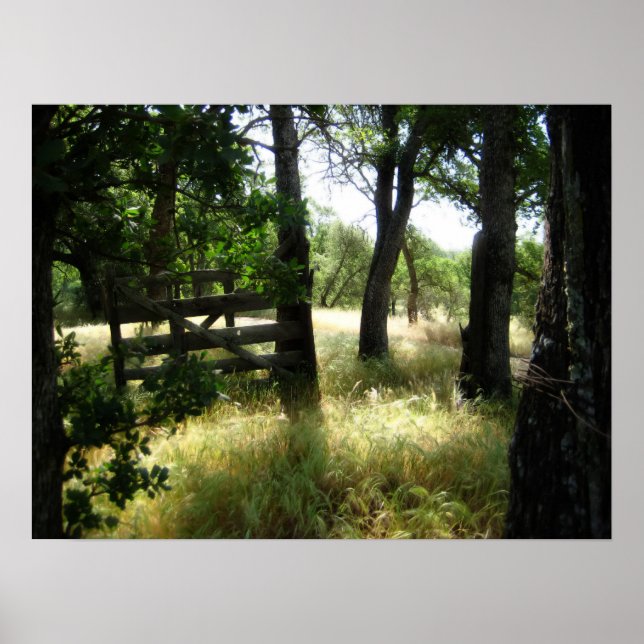 Póster "Porta para o nada" (Frente)