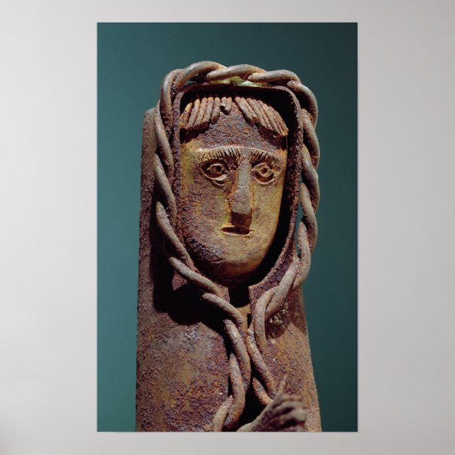 Póster Porta-velas com uma figura de Jesus (Frente)