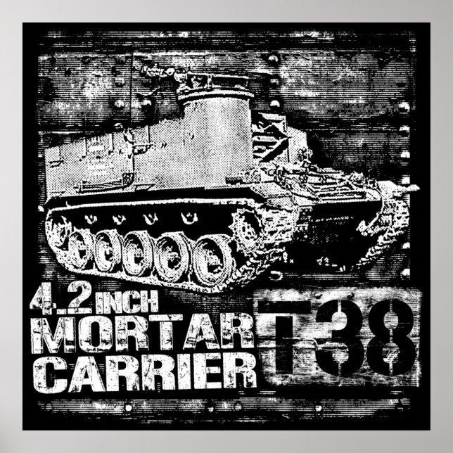 Poster Portadora Mortar T38 de 4,2 polegadas (Frente)