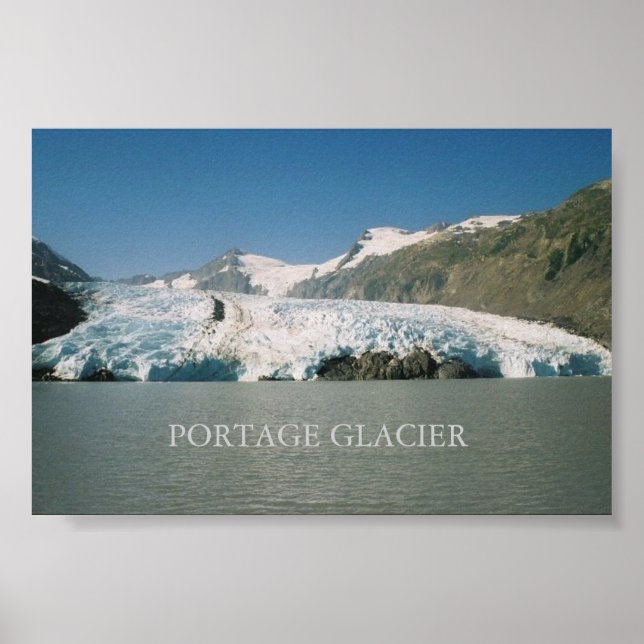 Póster Portage Glacier, Alaska (Frente)