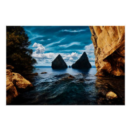 Póster Portais para oceanos