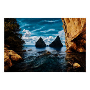 Póster Portais para oceanos