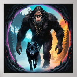 Poster Portal Bigfoot e Wolf
