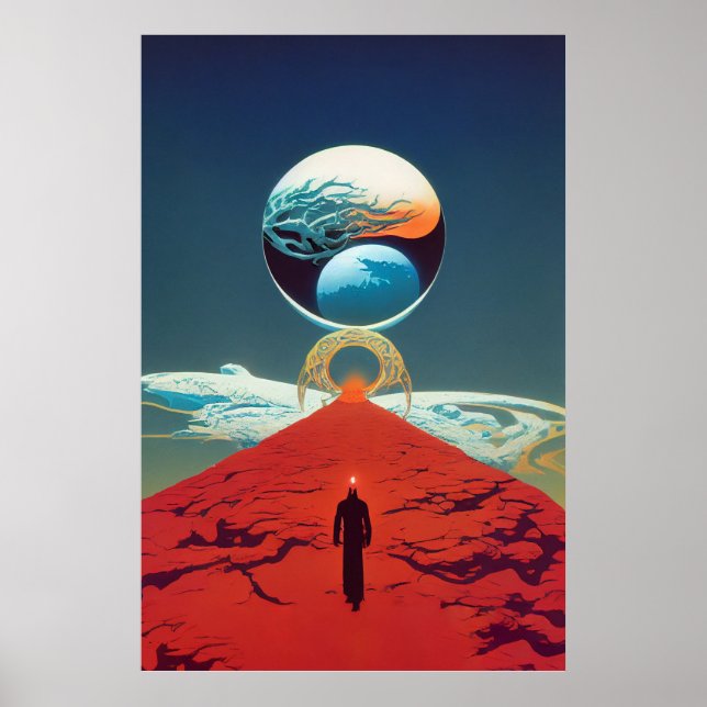 Poster Portal de Fantasia de Ficção Científica Clássica V (Frente)