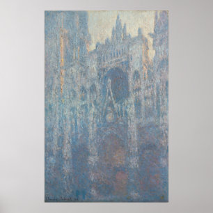 Poster Portal de Luz da Catedral de Rouen por Monet