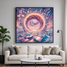 Portal Dimensional - Estilo de Ilustração Surreal